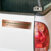 "Gedreven door een gamer"-Bumpersticker Bumpersticker (Op Truck)