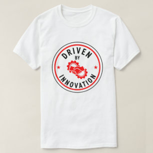 Gedreven door innovatie - Motivatiebadge T-shirt