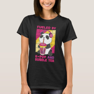 Gedreven door K Pop en Bubble Tea Koreaanse Hart L T-shirt