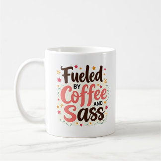 Gedreven door koffie en brutale praat Sassy koffie Koffiemok