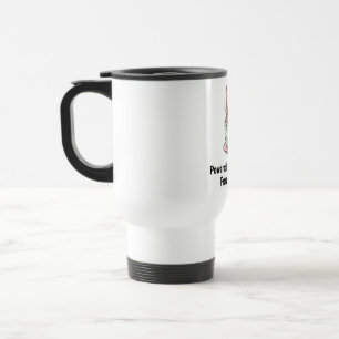 Gedreven door koffie en Franse chaos Cute Franse Reisbeker