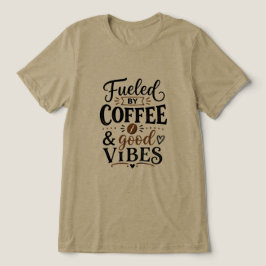 Gedreven door koffie en goede vibes Tri-Blend shirt