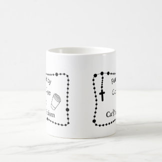 Gedreven door koffie en katholicisme koffiemok