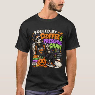Gedreven door koffie en peuterschoolchaos – Hallow T-shirt