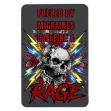 Gedreven door Migraine Pure Liquid Rage Schedel