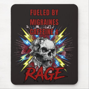 Gedreven door migraine Pure vloeibare razernij Sch Muismat