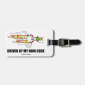 Gedreven door mijn eigen code (DNA-replicatie) Bagagelabel (Voorkant horizontaal)
