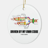 Gedreven door mijn eigen code (DNA-replicatie) Keramisch Ornament (Links)