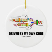 Gedreven door mijn eigen code (DNA-replicatie) Keramisch Ornament (Achterkant)