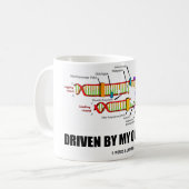 Gedreven door mijn eigen code (DNA-replicatie) Koffiemok (Voorkant links)