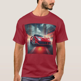 Gedreven door snelheid: Car Lover's Graphic T-shir T-shirt
