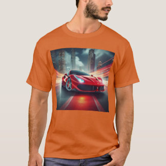 Gedreven door snelheid: Car Lover's Graphic T-shir T-shirt