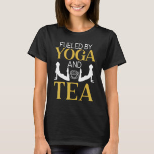 Gedreven door yoga en spirituele oefening Mediteer T-shirt