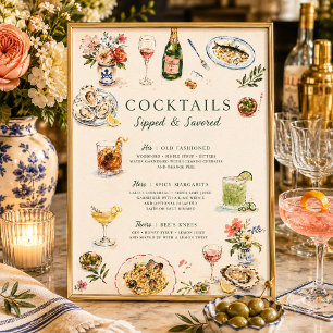 Gedronken & Geproefd Kustsupperclub Poster