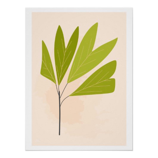 Gedroogd blad perfect poster (Voorkant)