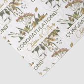 Gedroogd Bloem Felicitaties Tissue Papier (Detail)