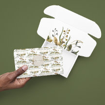 Gedroogd bloemcongratulationsweefselpapier 