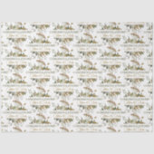 Gedroogd bloemencongratulations tissuepapier (Voorkant)