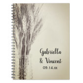 Gedroogd Boerderij van gerst Weddenschap Notitieboek (Voorkant)