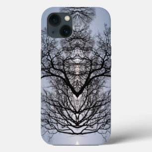 Gedroogd boompatroon en blauw hemel Hoesje-Mate iP Case-Mate iPhone Case