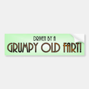 Gedroogd door een Grumpy Old Fart Bumpersticker