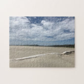 Gedroogd hout op Popham Beach Legpuzzel (Horizontaal)