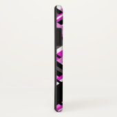 Gedroogd in roze, zwarte & grijze persoonlijke naa Case-Mate iPhone case (Achterkant / rechts)