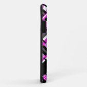 Gedroogd in roze, zwarte & grijze persoonlijke naa Case-Mate iPhone case (Achterkant/rechts)