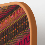 Gedroogd Kastrooster Afrikaans geïnspireerd pracht Pickleball Paddle (Links Detail)