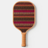 Gedroogd Kastrooster Afrikaans geïnspireerd pracht Pickleball Paddle (Achterkant)