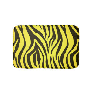 Gedroogd pringspatroon voor zebra badmat