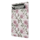 Gedroogd Roze Hibiscus Flowers Patroon Mini Klembord (Angled2)