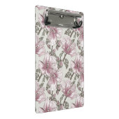 Gedroogd Roze Hibiscus Flowers Patroon Mini Klembord (Schuin)