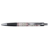 Gedroogd Roze Hibiscus Flowers Patroon Pen (Achterkant)