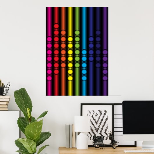 Gedroogd spectrum poster (Thuiskantoor)