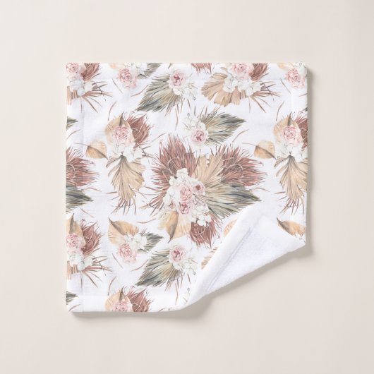 Gedroogd tropisch blad Elegant Modern Washandje (Wasdoekje)