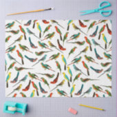 Gedroogd van wolkleurige tropische waterverven tissuepapier (Craft)