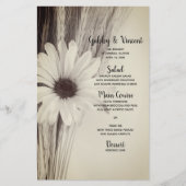 Gedroogd Wheat and Daisy Country Boerderij Wedding (Voorkant)