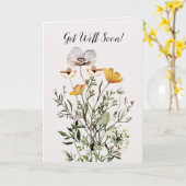 Gedroogd Wildflower Boeket Gepersonaliseerd Krijg Kaart (Gele Bloem)