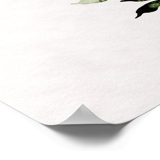 Gedroogd Wildflower boeket Poster (Hoek)