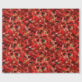 Gedroogd Zuidwest-rood-Chili-smakerspapier Cadeaupapier (Vlak)