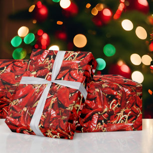 Gedroogd Zuidwest-rood-Chili-smakerspapier Cadeaupapier