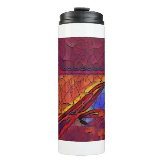 Gedroogde aarde thermosbeker (Voorkant)