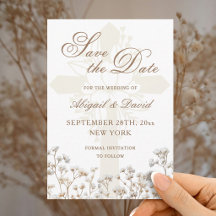 Gedroogde Baby's Breath Religieuze Trouwdag