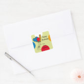 Gedroogde ballonnen, Bright Birthday Sticker (Envelop)
