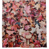 Gedroogde bladeren douchegordijn (Voorkant)