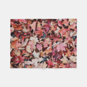 Gedroogde bladeren fleece deken (Voorkant (Horizontaal))