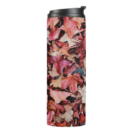 Gedroogde bladeren thermosbeker (Gedraaid links)