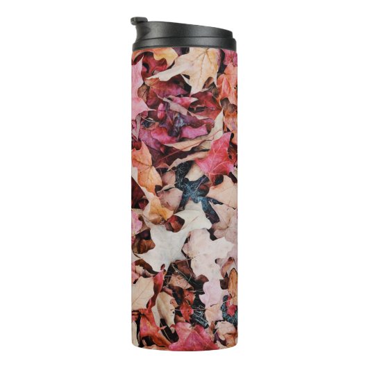 Gedroogde bladeren thermosbeker (Geroteerd rechts)