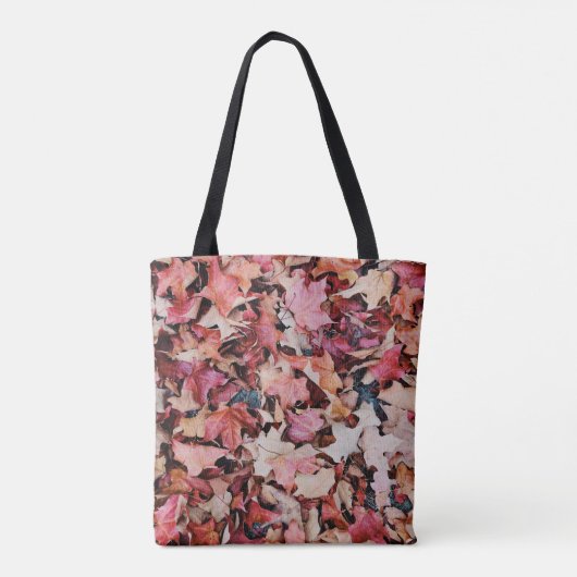 Gedroogde bladeren tote bag (Achterkant)